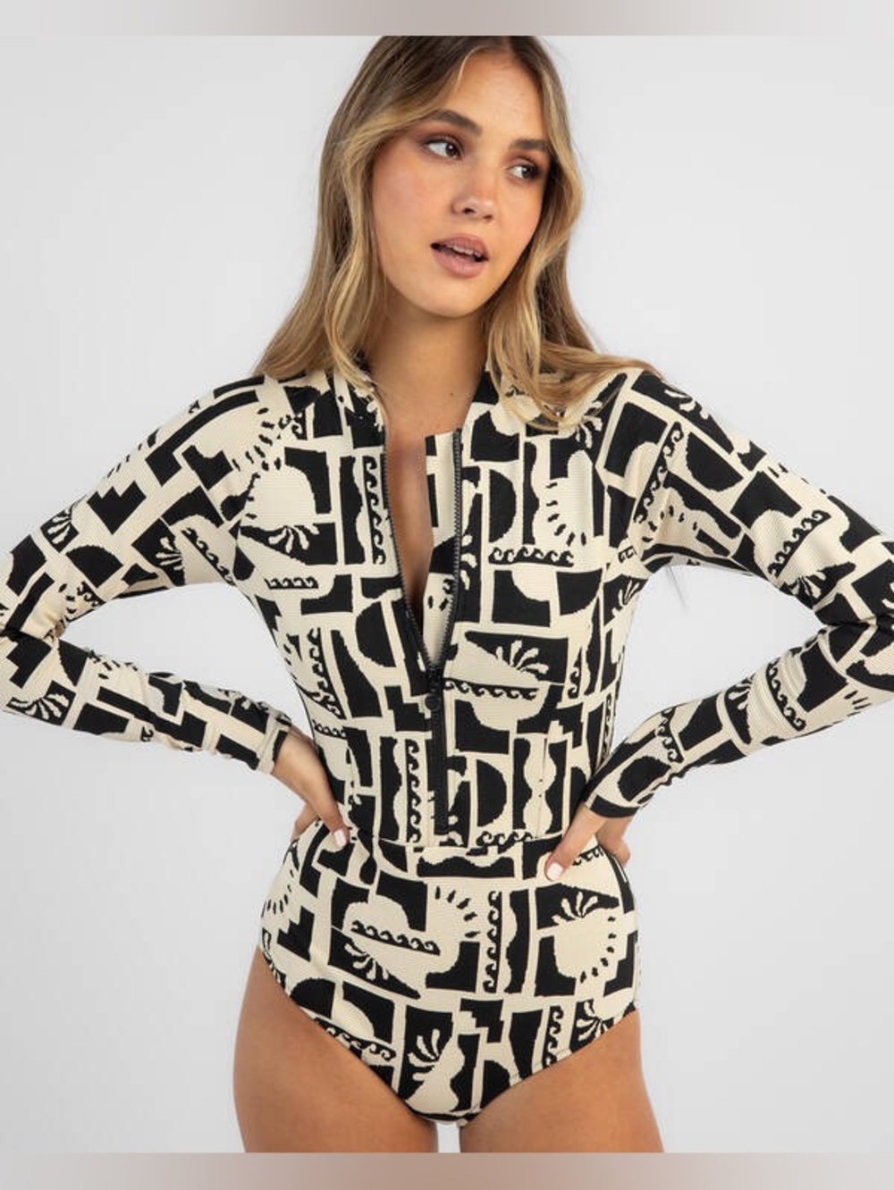 Rip Curl Womens New Wave Long Sleeve UV Surfsuit 12M